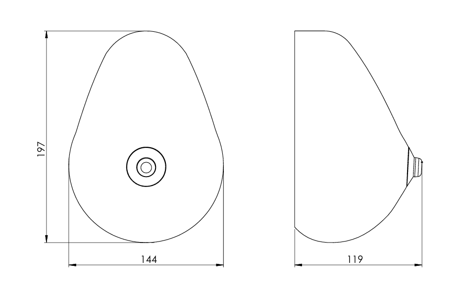 Breast Model Dimensions